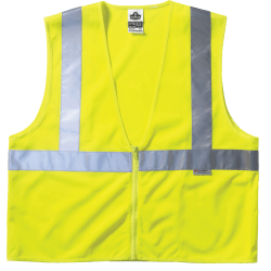 Ergodyne GloWear Safety Vest, Polyester Mesh, Type-R Class 2, 2X/3X, Lime, 8220Z