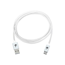 IOGEAR Charge & Sync Flip Pro - USB cable - USB Type A (M) to 24 pin USB-C (M) - 6.6 ft - reversible A connector - white
