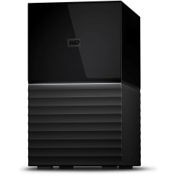 WD 20TB My Book Duo Desktop RAID External Hard Drive - USB 3.1 - 2x HDD Supported - 20 TB Supported HDD Capacity - WDBFBE0200JBKNESN