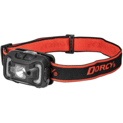 Dorcy 330 Lumen USB Rechargeable Motion Sensor Headlamp - Red, Black