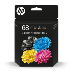 HP 68 2-Pack Black/Tri-color Original Ink Cartridge Combo