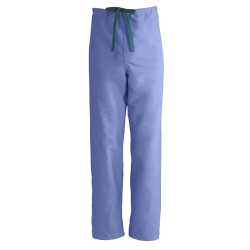 Medline ComfortEase™ Unisex Reversible Drawstring Pants, 5X, Ceil Blue