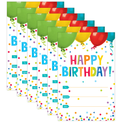 Creative Teaching Press Happy Birthday! Awards, 5-1/2" x 8-1/2", Multicolor, 30 Per Pack, Set Of 6 Packs