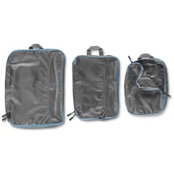 Conair Nylon Travel Smart® Packing Cube Set, Slate, Set Of 3 Pieces