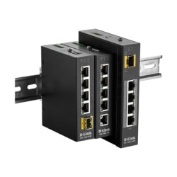 D-Link Industrial Gigabit Unmanaged Switch with SFP Slot - 4 Ports - 2 Layer Supported - Modular - 1 SFP Slots - DIS100G5SW