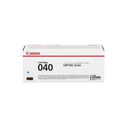 Canon CRG-040CYN Original Standard Yield Laser Toner Cartridge - Cyan Pack - 5400 Pages