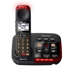 Panasonic® Amplified Bluetooth® Cordless Phone, Black, KX-TGM430B