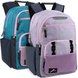 Trailmaker Double Section Backpacks, Assorted Colors, Set Of 24 Backpacks, 2514Q24