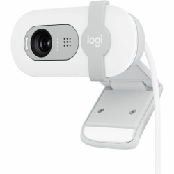 Logitech BRIO 100 Webcam - 2 Megapixel - Off White - USB Type A - 1 Pack(s) - 1920 x 1080 Video - Fixed Focus - 58° Angle - Microphone - macOS, Windows