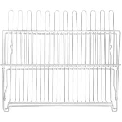 Better Houseware Folding Dish Rack, 10-3/4"H x 12-1/4"W x 18"D, White