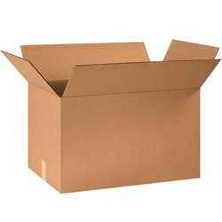 Partners Brand Corrugated Boxes, 16"H x 16"W x 26"D, 15% Recycled, Kraft, Bundle Of 15