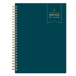 2026 Blue Sky Day Designer Weekly/Monthly Planner, 5-7/8" x 8-5/8", Peacock, January To December, 155641