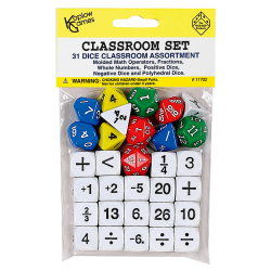 Koplow Games Classroom Dice, Set Of 31