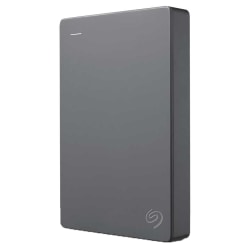 Seagate Basic Portable External Hard Drive, 4TB, USB 3.0, Gray, STJL4000400