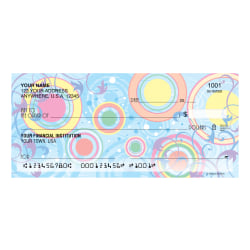 Custom Personal Wallet Checks, 6" x 2-3/4", Singles, Designs By Shan™ Disco, Box Of 150 Checks