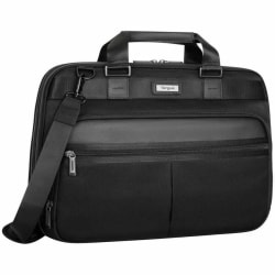 Targus® Mobile Elite TBT045US 15.4" Briefcase Laptop Bag, Black