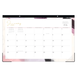 2026 Blue Sky Rachel Parcell Monthly Desk Pad Planning Calendar, 17" x 11", Quinn, January To December, 158118
