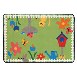Carpets for Kids® KID$Value Rugs™ Garden Time Rug, 3' x 4 1/2' , Green