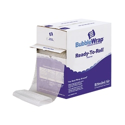 Sealed Air Ready-To-Roll Bubble Packing Material, 12" x 65'