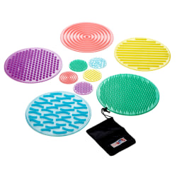 TickiT SiliShapes Sensory Circles, Multicolor, Set Of 10 Circles