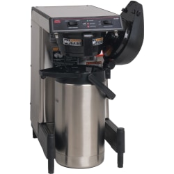 BUNN SmartWAVE 62.4-Cup Automatic Airpot Coffeemaker, Black/Silver