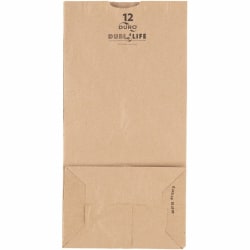 Duro Bag DURO Dubl Life SOS Bags  4.50" Width x 7.06" Length  Brown  Kraft Paper  Grocery, Food  Recycled/  500 / Carton