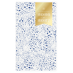 2026-2027 Blue Sky Day Designer Monthly Stapled Planner, 3-5/8" x 6-1/8", Savannah Blue, January 2026 To December 2027, 157732