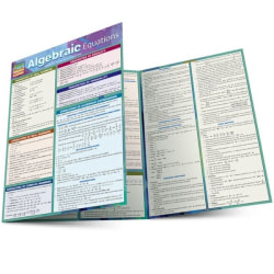 QuickStudy Guide, Algebraic Equations, Total Qty 1