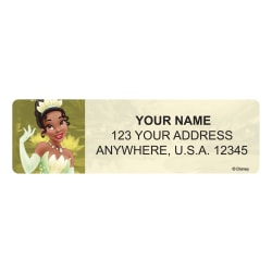 Custom Address Labels, 2-1/2" x 3/4", Disney Princess, Pack Of 144 Labels