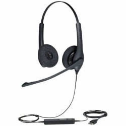Jabra Biz 1500 Headset - Stereo - USB Type A - Wired - 32 Ohm - 20 Hz to 6.80 kHz - Over-the-head - Binaural - GSA15590159