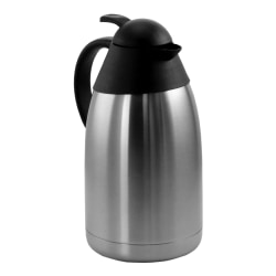 MegaChef 2 Quart Stainless Steel Thermal Beverage Carafe for Coffee and Tea, 995112003M
