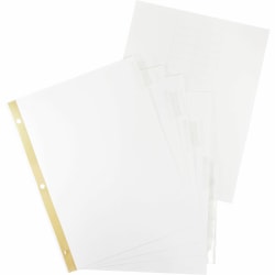 Business Source Tear-resistant Clear Tab Index Dividers - 8 Tab(s) - 8.5" Dividerx 11" Divider - Letter - 16479