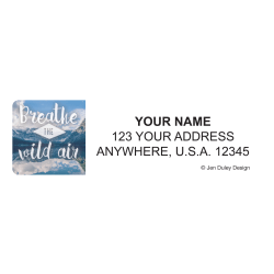 Custom Address Labels, 2-1/2" x 3/4", Adventures, Pack Of 144 Labels, © Jen Duley Design