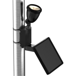 Maxsa LED Flag Light - 1 x 500 mW LED Bulb - Automatic On/Off, Weather Proof - 40 lm Lumens - Pole-mountable