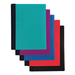 Office Depot® Brand Spiral Stellar Poly Notebook, 6" x 9", 3 Subject, College Ruled, 120 Sheets, Assorted Colors