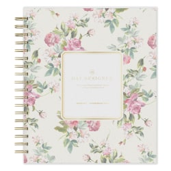 2026 Blue Sky Day Designer Weekly/Monthly Planner, 8" x 10", Black, January To December, 155623