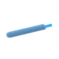 Gritt Commercial Flexible Wand Duster With Microfiber Sleeve, 24", Blue