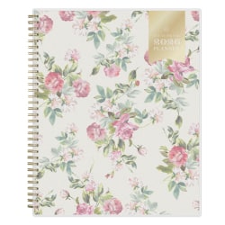 2026 Blue Sky Day Designer Weekly/Monthly Planner, 8-1/2" x 11", London Rose, January To December, 155629