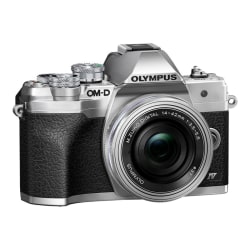 Olympus OM-D E-M10 Mark IV 20.3 Megapixel Mirrorless Camera with Lens - 14 mm - 42 mm - Silver