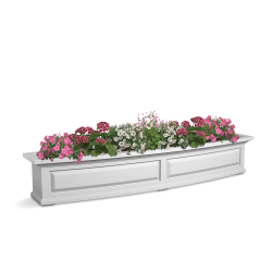 Mayne Nantucket Window Box Planter, 5', Black