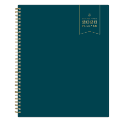2026 Blue Sky Day Designer Weekly/Monthly Planner, 8-1/2" x 11", Peacock, January To December, 155642