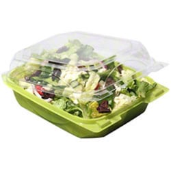 Clamshell Containers, 6" X 8" Large, Clear, Carton Of 250