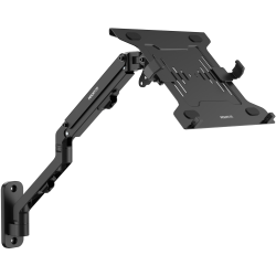 Mount-It! Counterbalance Steel 15.6" Laptop Arm for Wall and Pole Mounting, 5-3/4"H x 12-1/4"W x 15"D, Black