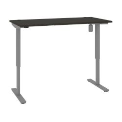 Bestar Upstand Electric 60"W Standing Desk, Deep Gray