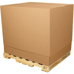 Office Depot® Brand Telescoping Boxes, Outer, 40"H x 36 1/2"W x 36 1/2"D, Kraft, Pack Of 5