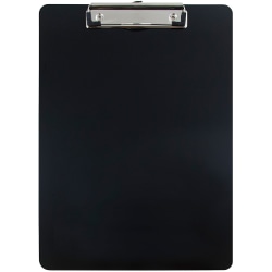 JAM Paper® Aluminum Clipboard, 9" x 12-1/2", Black