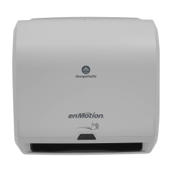 enMotion® Impulse® 10" 1-Roll Automated Touchless Paper Towel Dispenser, 59487A, 14"H x 14.6"W x 9.25"D, Gray, 1 Dispenser