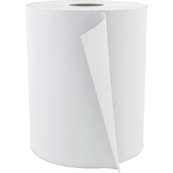 Cascades PRO Select Roll Paper Towel - 1 Ply - 7.80" Width x 600 ft Length - White - Paper - 12 / Carton