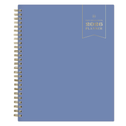 2026 Blue Sky Day Designer Weekly/Monthly Planner, 7" x 9", Periwinkle, January To December, 157735