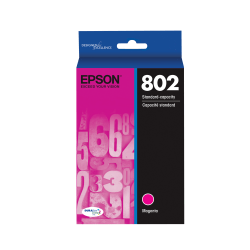 Epson® 802 DuraBrite® Ultra Magenta Ink Cartridge, T802320-S